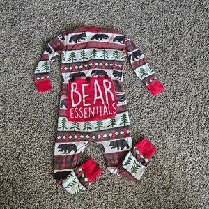 Lazy One 2T Bear Essentials Pajamas